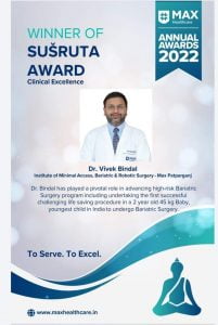 Read more about the article Dr. Sachin Mittal honored with SUSRUTA Award